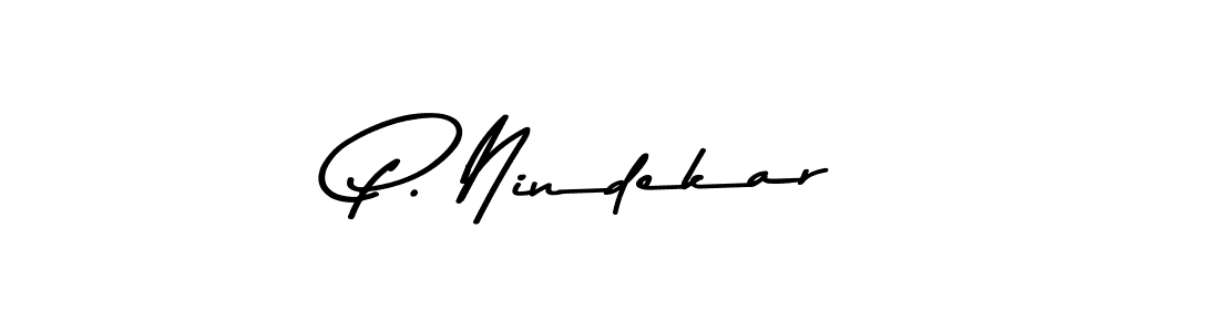 Here are the top 10 professional signature styles for the name P. Nindekar. These are the best autograph styles you can use for your name. P. Nindekar signature style 9 images and pictures png