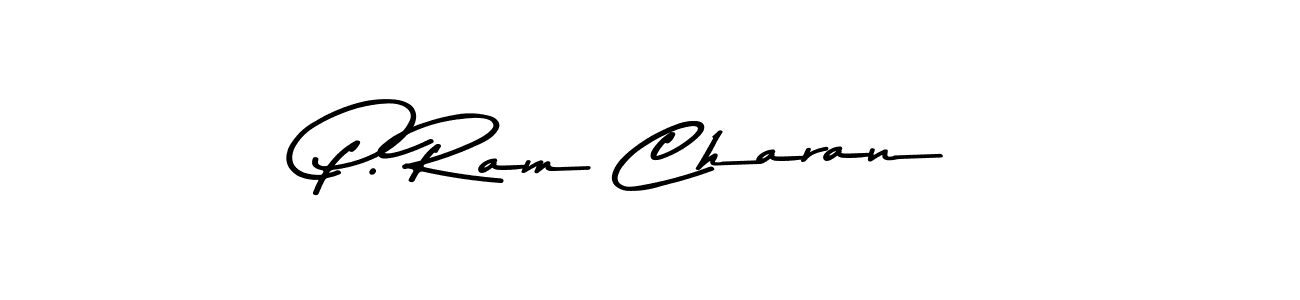 Also You can easily find your signature by using the search form. We will create P. Ram Charan name handwritten signature images for you free of cost using Asem Kandis PERSONAL USE sign style. P. Ram Charan signature style 9 images and pictures png