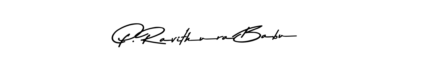 Here are the top 10 professional signature styles for the name P. Ravithura Babu. These are the best autograph styles you can use for your name. P. Ravithura Babu signature style 9 images and pictures png