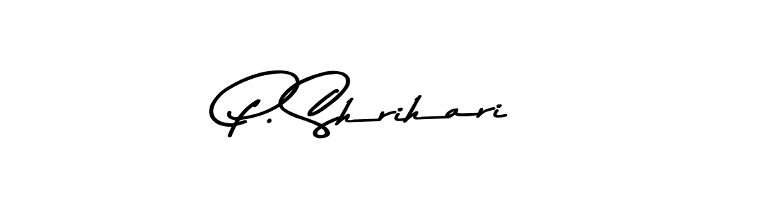 Use a signature maker to create a handwritten signature online. With this signature software, you can design (Asem Kandis PERSONAL USE) your own signature for name P. Shrihari. P. Shrihari signature style 9 images and pictures png