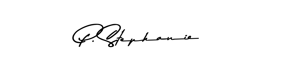 Use a signature maker to create a handwritten signature online. With this signature software, you can design (Asem Kandis PERSONAL USE) your own signature for name P. Stephanie. P. Stephanie signature style 9 images and pictures png