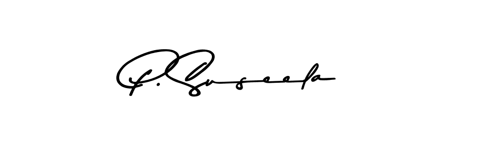 Make a beautiful signature design for name P. Suseela. Use this online signature maker to create a handwritten signature for free. P. Suseela signature style 9 images and pictures png