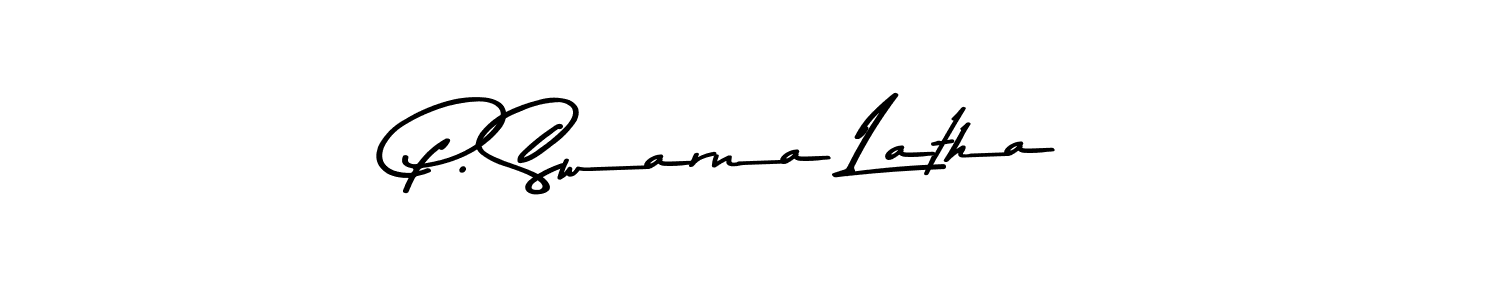 How to Draw P. Swarna Latha signature style? Asem Kandis PERSONAL USE is a latest design signature styles for name P. Swarna Latha. P. Swarna Latha signature style 9 images and pictures png