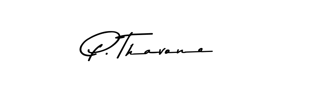 Similarly Asem Kandis PERSONAL USE is the best handwritten signature design. Signature creator online .You can use it as an online autograph creator for name P. Thavone. P. Thavone signature style 9 images and pictures png