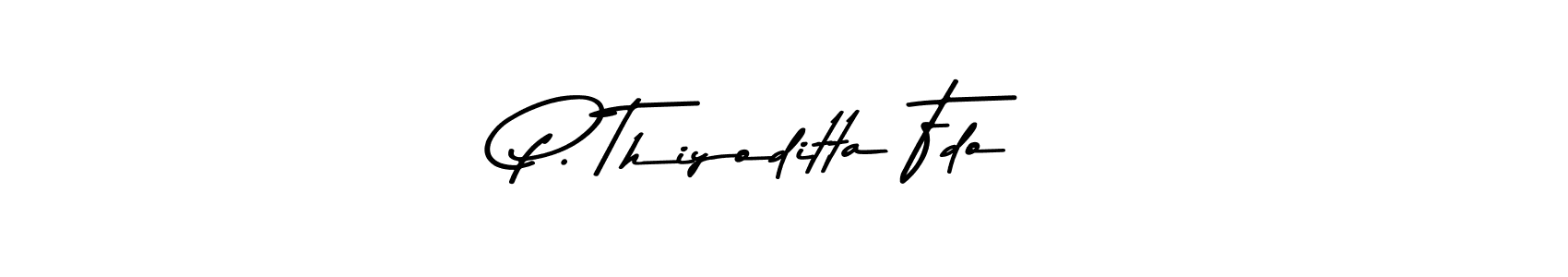 How to make P. Thiyoditta Fdo signature? Asem Kandis PERSONAL USE is a professional autograph style. Create handwritten signature for P. Thiyoditta Fdo name. P. Thiyoditta Fdo signature style 9 images and pictures png