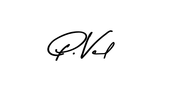 Design your own signature with our free online signature maker. With this signature software, you can create a handwritten (Asem Kandis PERSONAL USE) signature for name P. Vel. P. Vel signature style 9 images and pictures png