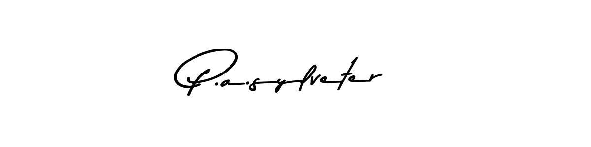 Best and Professional Signature Style for P.a.sylveter. Asem Kandis PERSONAL USE Best Signature Style Collection. P.a.sylveter signature style 9 images and pictures png