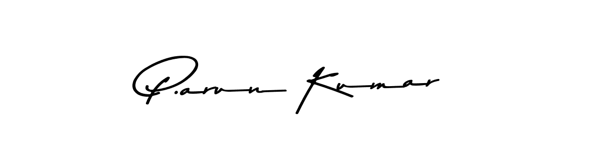 Here are the top 10 professional signature styles for the name P.arun Kumar. These are the best autograph styles you can use for your name. P.arun Kumar signature style 9 images and pictures png