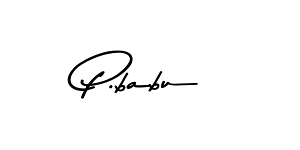 P.babu stylish signature style. Best Handwritten Sign (Asem Kandis PERSONAL USE) for my name. Handwritten Signature Collection Ideas for my name P.babu. P.babu signature style 9 images and pictures png