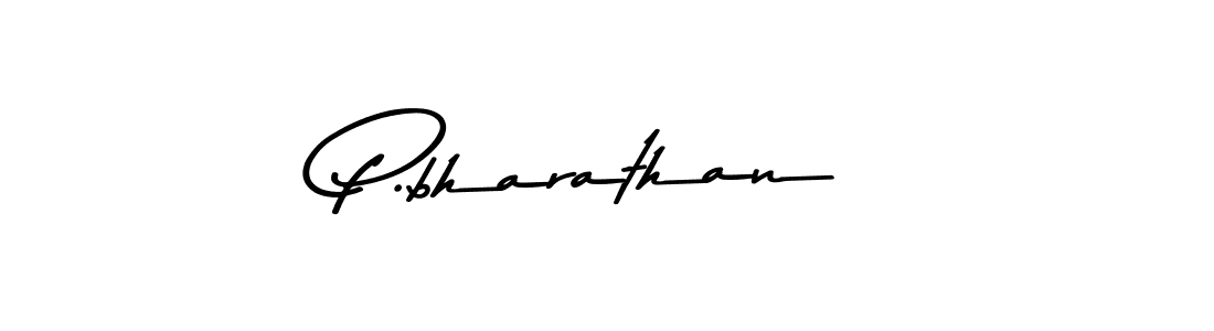 Use a signature maker to create a handwritten signature online. With this signature software, you can design (Asem Kandis PERSONAL USE) your own signature for name P.bharathan. P.bharathan signature style 9 images and pictures png