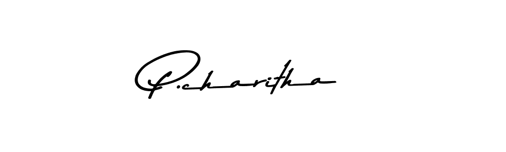 How to Draw P.charitha signature style? Asem Kandis PERSONAL USE is a latest design signature styles for name P.charitha. P.charitha signature style 9 images and pictures png