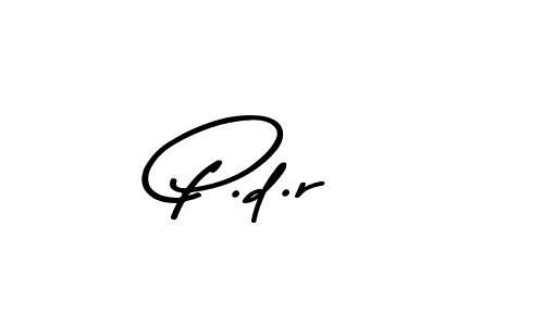P.d.r stylish signature style. Best Handwritten Sign (Asem Kandis PERSONAL USE) for my name. Handwritten Signature Collection Ideas for my name P.d.r. P.d.r signature style 9 images and pictures png