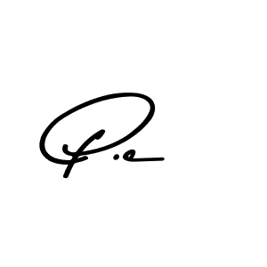 Similarly Asem Kandis PERSONAL USE is the best handwritten signature design. Signature creator online .You can use it as an online autograph creator for name P.e. P.e signature style 9 images and pictures png