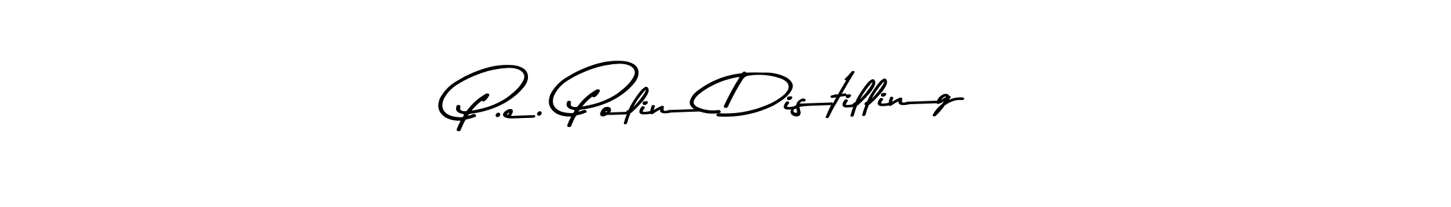 Similarly Asem Kandis PERSONAL USE is the best handwritten signature design. Signature creator online .You can use it as an online autograph creator for name P.e. Polin Distilling. P.e. Polin Distilling signature style 9 images and pictures png