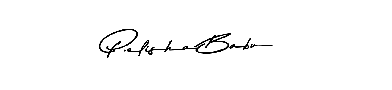 Also You can easily find your signature by using the search form. We will create P.elisha Babu name handwritten signature images for you free of cost using Asem Kandis PERSONAL USE sign style. P.elisha Babu signature style 9 images and pictures png