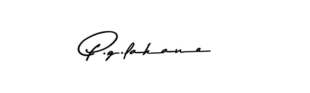 Design your own signature with our free online signature maker. With this signature software, you can create a handwritten (Asem Kandis PERSONAL USE) signature for name P.g.lahane. P.g.lahane signature style 9 images and pictures png