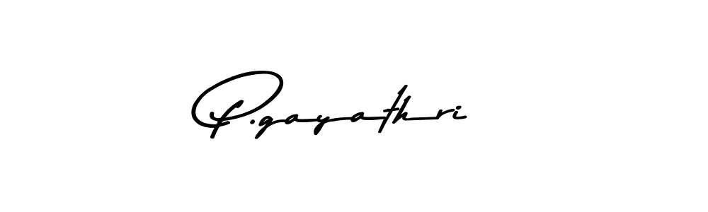You should practise on your own different ways (Asem Kandis PERSONAL USE) to write your name (P.gayathri) in signature. don't let someone else do it for you. P.gayathri signature style 9 images and pictures png