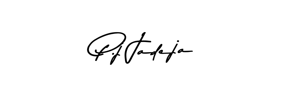Make a beautiful signature design for name P.j Jadeja. With this signature (Asem Kandis PERSONAL USE) style, you can create a handwritten signature for free. P.j Jadeja signature style 9 images and pictures png