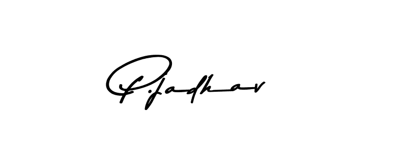 Also we have P.jadhav name is the best signature style. Create professional handwritten signature collection using Asem Kandis PERSONAL USE autograph style. P.jadhav signature style 9 images and pictures png