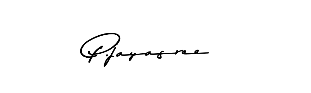 How to make P.jayasree signature? Asem Kandis PERSONAL USE is a professional autograph style. Create handwritten signature for P.jayasree name. P.jayasree signature style 9 images and pictures png