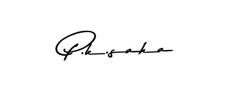 How to make P.k.saha signature? Asem Kandis PERSONAL USE is a professional autograph style. Create handwritten signature for P.k.saha name. P.k.saha signature style 9 images and pictures png