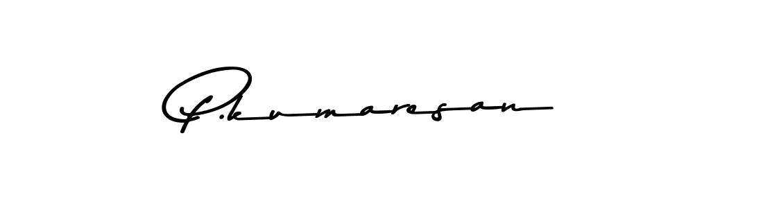 How to make P.kumaresan name signature. Use Asem Kandis PERSONAL USE style for creating short signs online. This is the latest handwritten sign. P.kumaresan signature style 9 images and pictures png