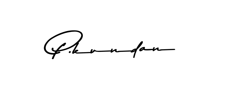 The best way (Asem Kandis PERSONAL USE) to make a short signature is to pick only two or three words in your name. The name P.kundan include a total of six letters. For converting this name. P.kundan signature style 9 images and pictures png