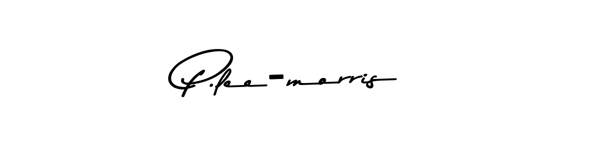 Create a beautiful signature design for name P.lee-morris. With this signature (Asem Kandis PERSONAL USE) fonts, you can make a handwritten signature for free. P.lee-morris signature style 9 images and pictures png