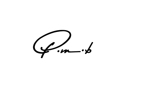 How to make P.m.b signature? Asem Kandis PERSONAL USE is a professional autograph style. Create handwritten signature for P.m.b name. P.m.b signature style 9 images and pictures png