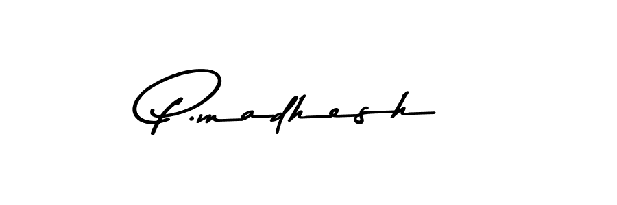 Similarly Asem Kandis PERSONAL USE is the best handwritten signature design. Signature creator online .You can use it as an online autograph creator for name P.madhesh. P.madhesh signature style 9 images and pictures png