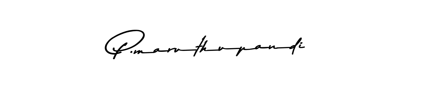 Design your own signature with our free online signature maker. With this signature software, you can create a handwritten (Asem Kandis PERSONAL USE) signature for name P.maruthupandi. P.maruthupandi signature style 9 images and pictures png