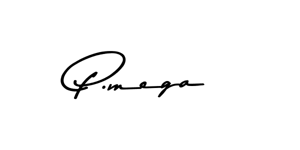 Design your own signature with our free online signature maker. With this signature software, you can create a handwritten (Asem Kandis PERSONAL USE) signature for name P.mega. P.mega signature style 9 images and pictures png