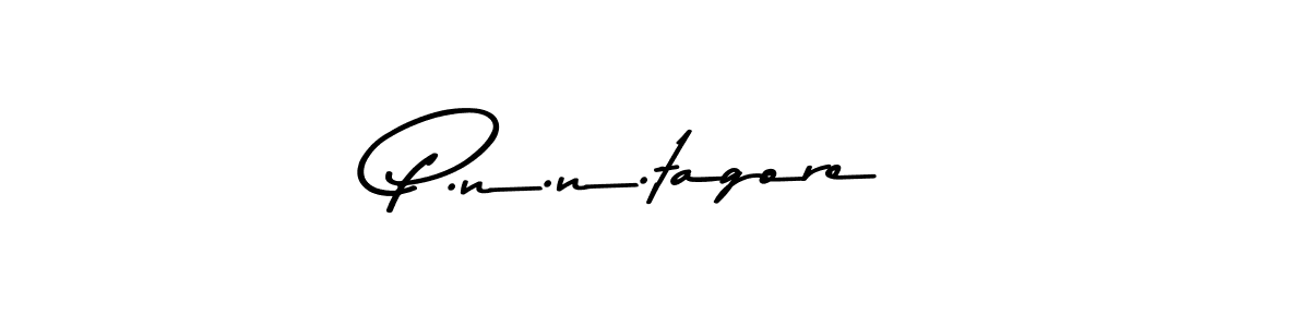 Make a beautiful signature design for name P.n.n.tagore. With this signature (Asem Kandis PERSONAL USE) style, you can create a handwritten signature for free. P.n.n.tagore signature style 9 images and pictures png