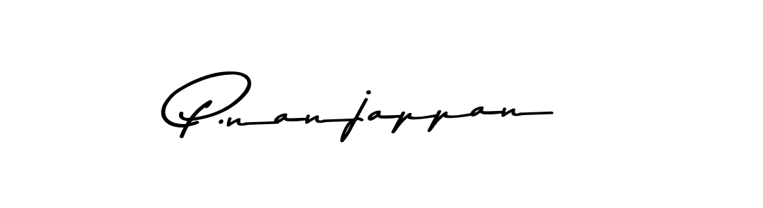 Similarly Asem Kandis PERSONAL USE is the best handwritten signature design. Signature creator online .You can use it as an online autograph creator for name P.nanjappan. P.nanjappan signature style 9 images and pictures png