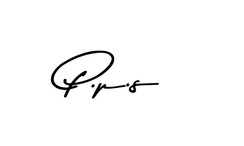 Use a signature maker to create a handwritten signature online. With this signature software, you can design (Asem Kandis PERSONAL USE) your own signature for name P.p.s. P.p.s signature style 9 images and pictures png