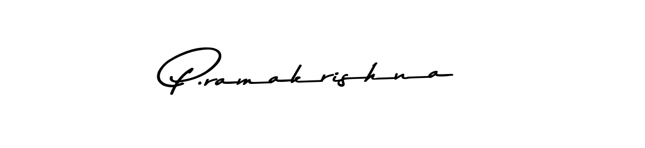Design your own signature with our free online signature maker. With this signature software, you can create a handwritten (Asem Kandis PERSONAL USE) signature for name P.ramakrishna. P.ramakrishna signature style 9 images and pictures png