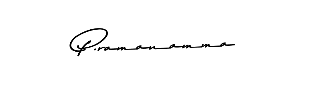 Design your own signature with our free online signature maker. With this signature software, you can create a handwritten (Asem Kandis PERSONAL USE) signature for name P.ramanamma. P.ramanamma signature style 9 images and pictures png