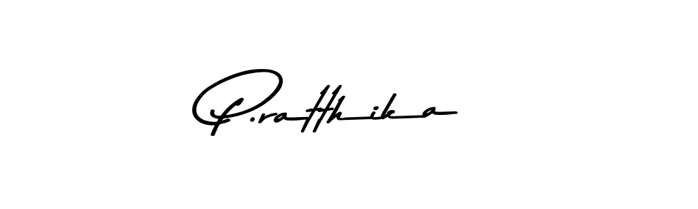 Design your own signature with our free online signature maker. With this signature software, you can create a handwritten (Asem Kandis PERSONAL USE) signature for name P.ratthika. P.ratthika signature style 9 images and pictures png