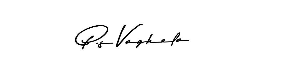 The best way (Asem Kandis PERSONAL USE) to make a short signature is to pick only two or three words in your name. The name P.s Vaghela include a total of six letters. For converting this name. P.s Vaghela signature style 9 images and pictures png