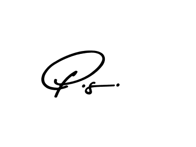 Design your own signature with our free online signature maker. With this signature software, you can create a handwritten (Asem Kandis PERSONAL USE) signature for name P.s.. P.s. signature style 9 images and pictures png