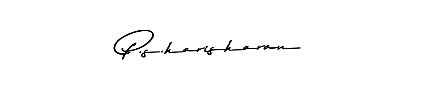 P.s.harisharan stylish signature style. Best Handwritten Sign (Asem Kandis PERSONAL USE) for my name. Handwritten Signature Collection Ideas for my name P.s.harisharan. P.s.harisharan signature style 9 images and pictures png