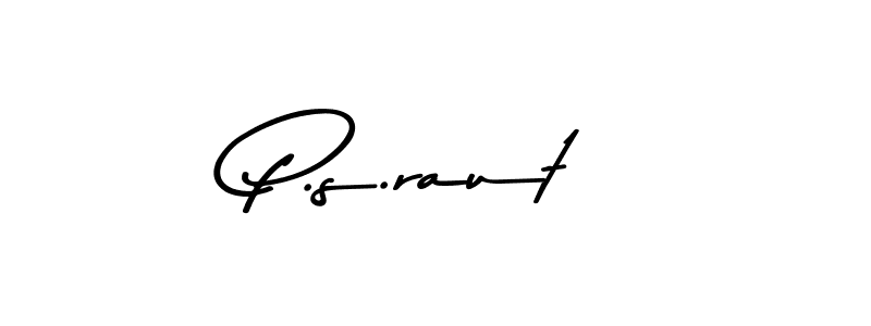 How to make P.s.raut signature? Asem Kandis PERSONAL USE is a professional autograph style. Create handwritten signature for P.s.raut name. P.s.raut signature style 9 images and pictures png