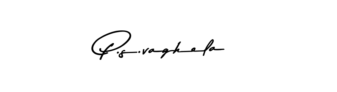 Also You can easily find your signature by using the search form. We will create P.s.vaghela name handwritten signature images for you free of cost using Asem Kandis PERSONAL USE sign style. P.s.vaghela signature style 9 images and pictures png