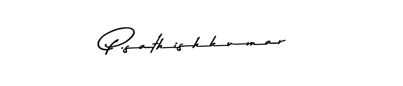 Here are the top 10 professional signature styles for the name P.sathishkumar. These are the best autograph styles you can use for your name. P.sathishkumar signature style 9 images and pictures png