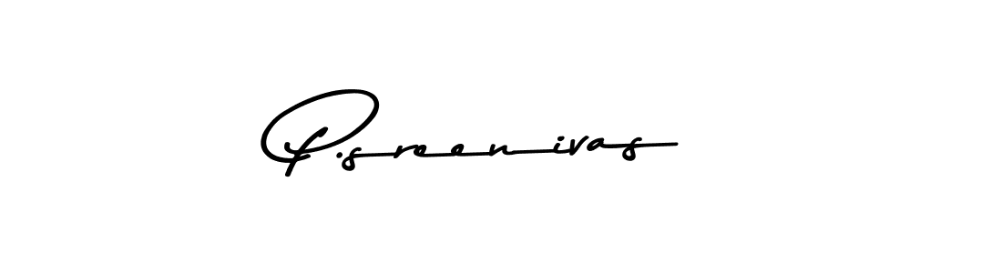 Also we have P.sreenivas name is the best signature style. Create professional handwritten signature collection using Asem Kandis PERSONAL USE autograph style. P.sreenivas signature style 9 images and pictures png