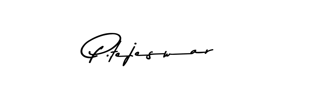 How to make P.tejeswar signature? Asem Kandis PERSONAL USE is a professional autograph style. Create handwritten signature for P.tejeswar name. P.tejeswar signature style 9 images and pictures png