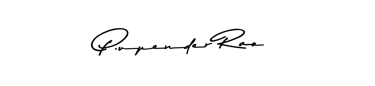 Make a beautiful signature design for name P.upender Rao. Use this online signature maker to create a handwritten signature for free. P.upender Rao signature style 9 images and pictures png