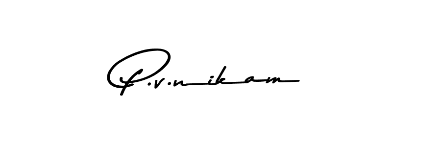 Similarly Asem Kandis PERSONAL USE is the best handwritten signature design. Signature creator online .You can use it as an online autograph creator for name P.v.nikam. P.v.nikam signature style 9 images and pictures png