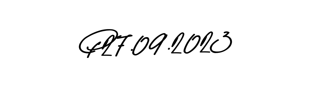 The best way (Asem Kandis PERSONAL USE) to make a short signature is to pick only two or three words in your name. The name P27.09.2023 include a total of six letters. For converting this name. P27.09.2023 signature style 9 images and pictures png