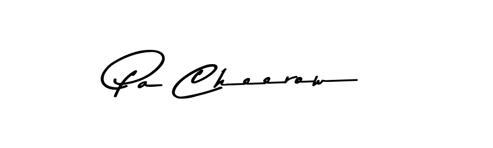 Create a beautiful signature design for name Pa Cheerow. With this signature (Asem Kandis PERSONAL USE) fonts, you can make a handwritten signature for free. Pa Cheerow signature style 9 images and pictures png
